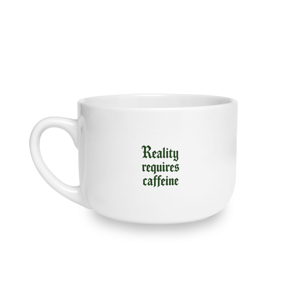 XL Reality Requires Caffeine Mug
