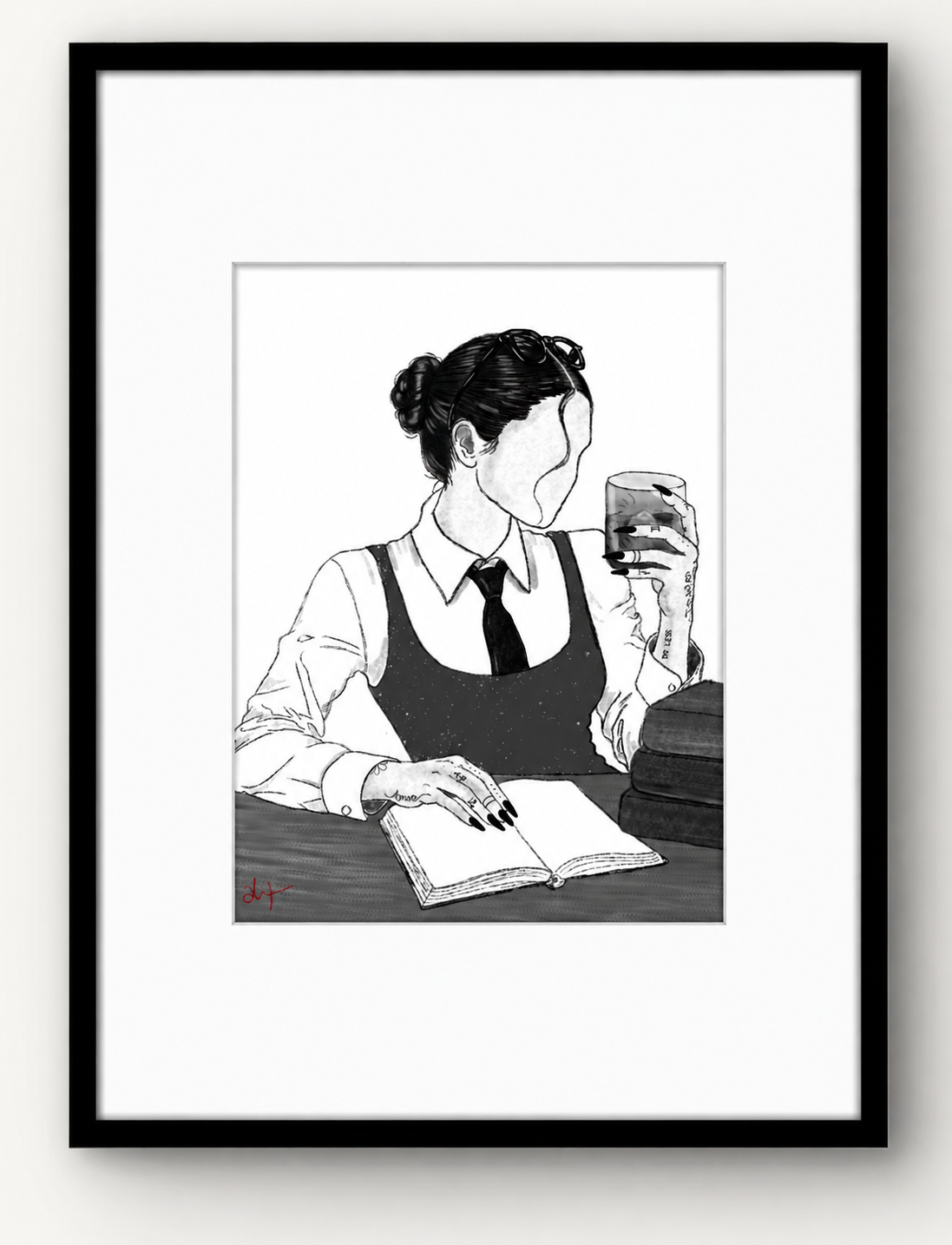 Dark Academia (8x10 print)