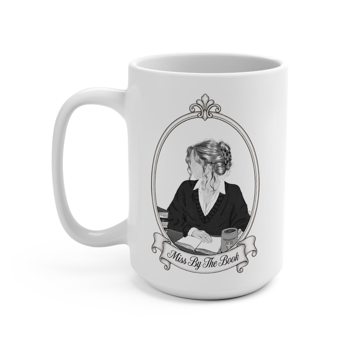 Miss by the Book Mug