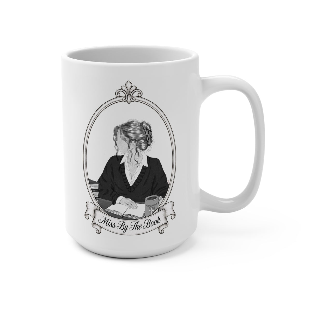 Miss by the Book Mug