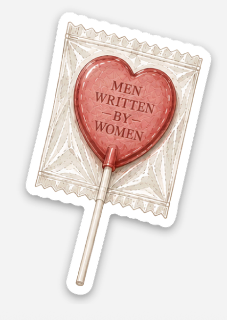 Sucker for Men written by women sticker