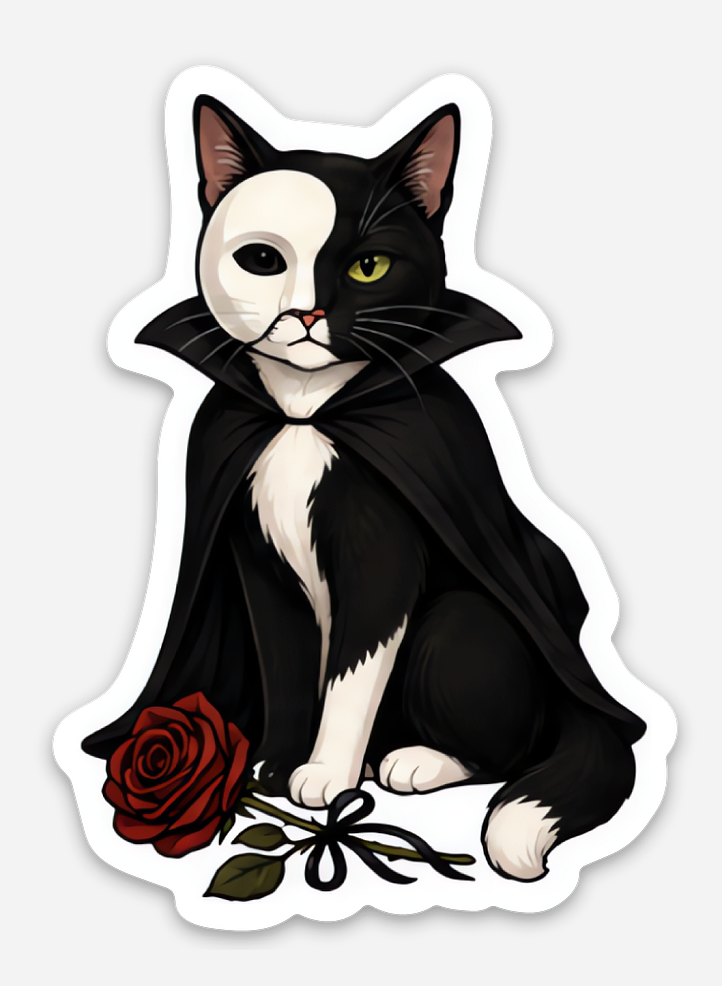 Phantom Cat Sticker