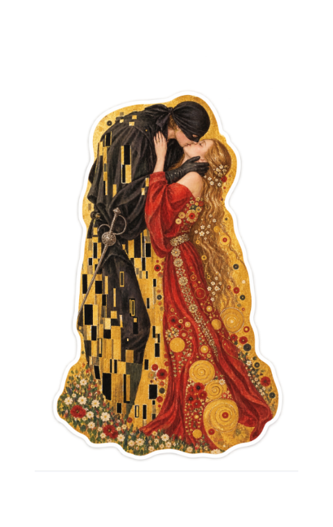 The Kiss As You Wish Sticker