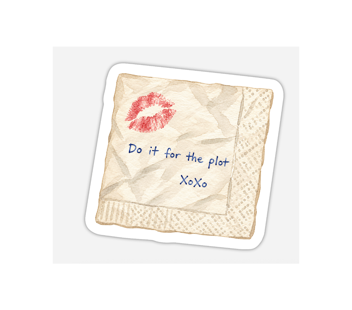 For The Plot Sticker