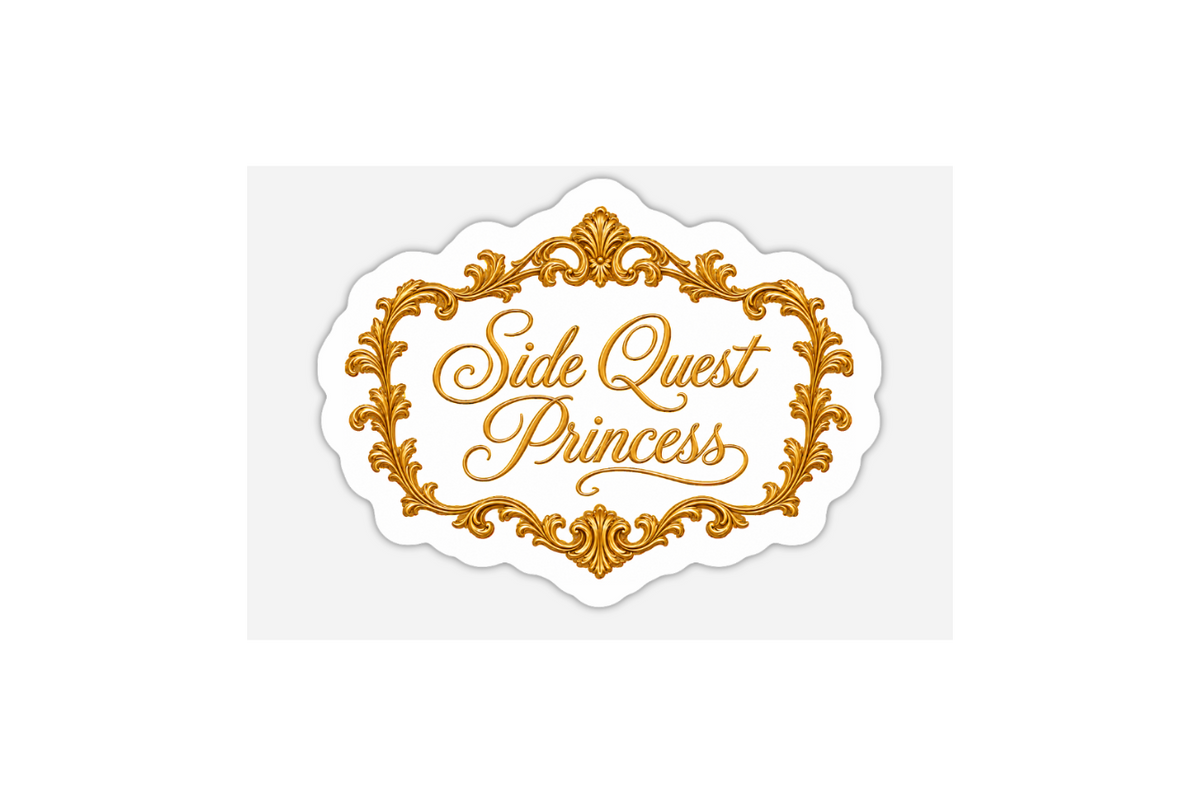 Side Quest Princess Sticker