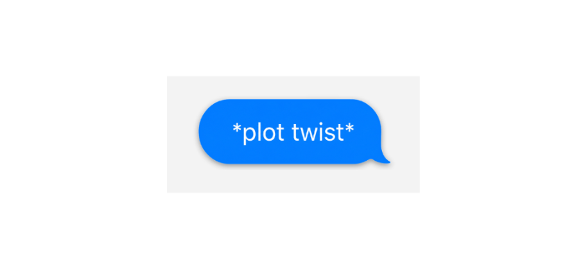 Plot Twist Sticker