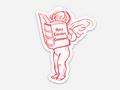 Spicy Literature Connoisseur Sticker
