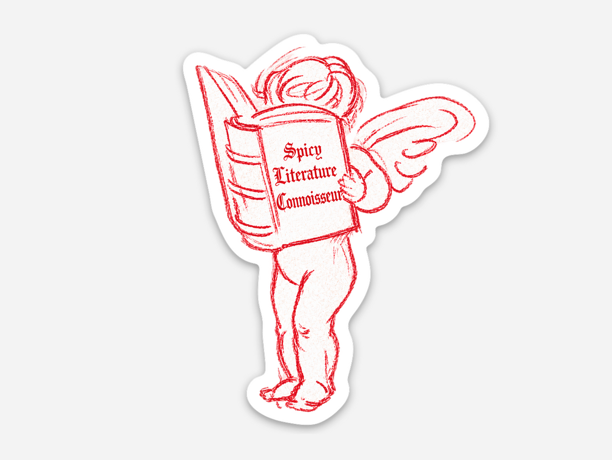 Spicy Literature Connoisseur Sticker