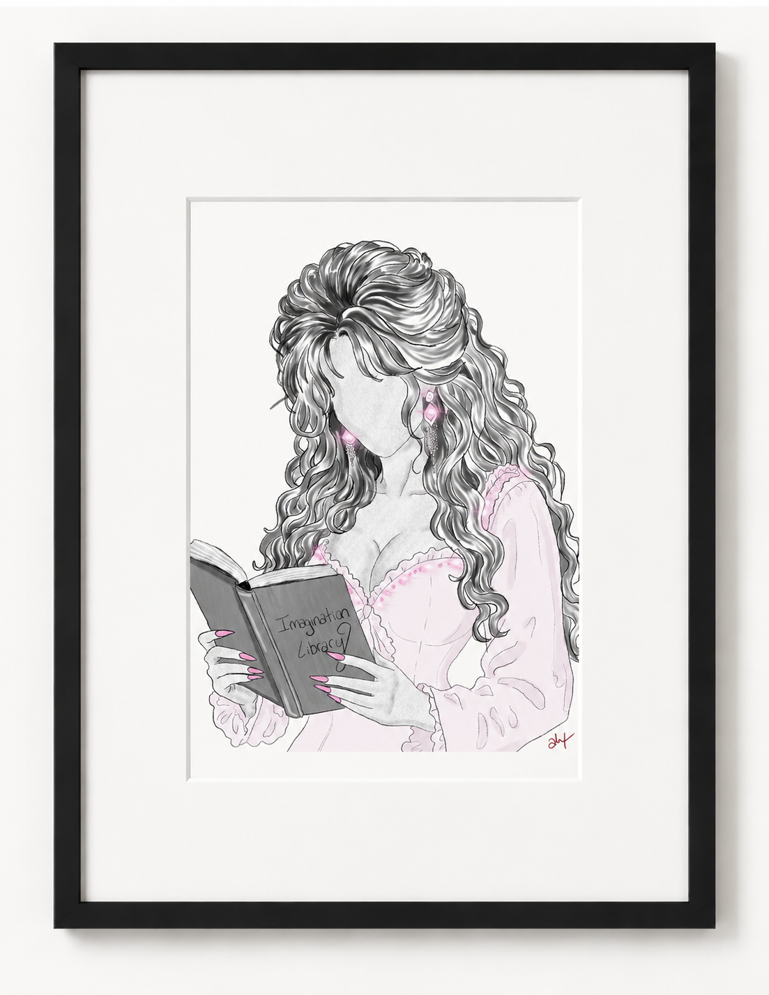 Dolly's Library (8x10 Print)